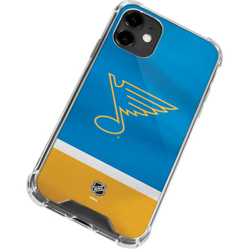 NHL St. Louis Blues Jersey iPhone 12 Clear Case