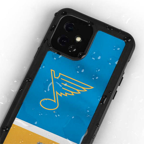 NHL St. Louis Blues Jersey iPhone 12 Mini Waterproof Case