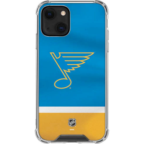 NHL St. Louis Blues Jersey iPhone 13 Mini Clear Case
