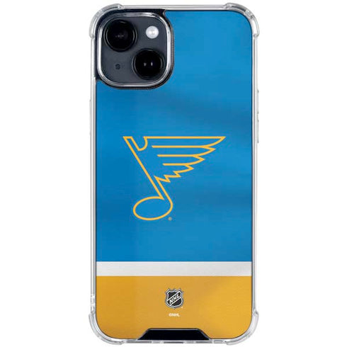 NHL St. Louis Blues Jersey iPhone 14 Plus Clear Case