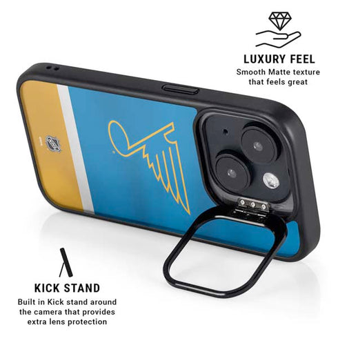 NHL St. Louis Blues Jersey iPhone 14 Plus Kickstand Case