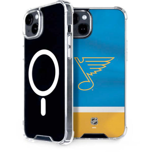 NHL St. Louis Blues Jersey iPhone 14 Plus MagSafe Case