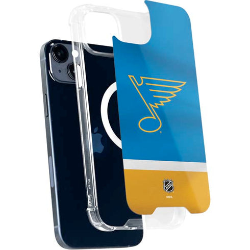 NHL St. Louis Blues Jersey iPhone 14 Plus MagSafe Case
