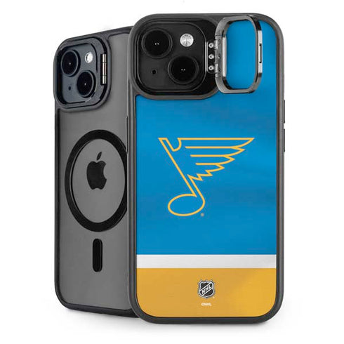 NHL St. Louis Blues Jersey iPhone 15 Plus Kickstand Case