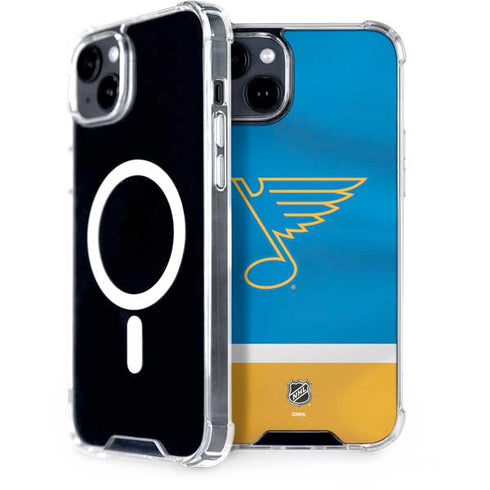 NHL St. Louis Blues Jersey iPhone 15 Plus MagSafe Case