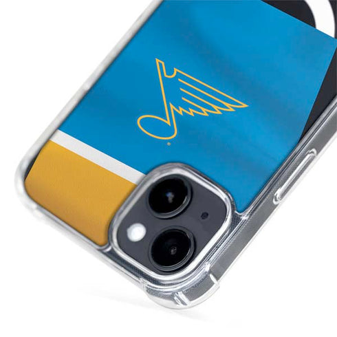 NHL St. Louis Blues Jersey iPhone 15 Plus MagSafe Case