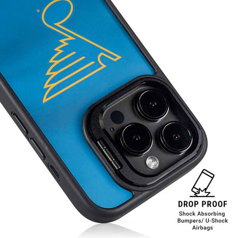 NHL St. Louis Blues Jersey iPhone 15 Pro Max Kickstand Case