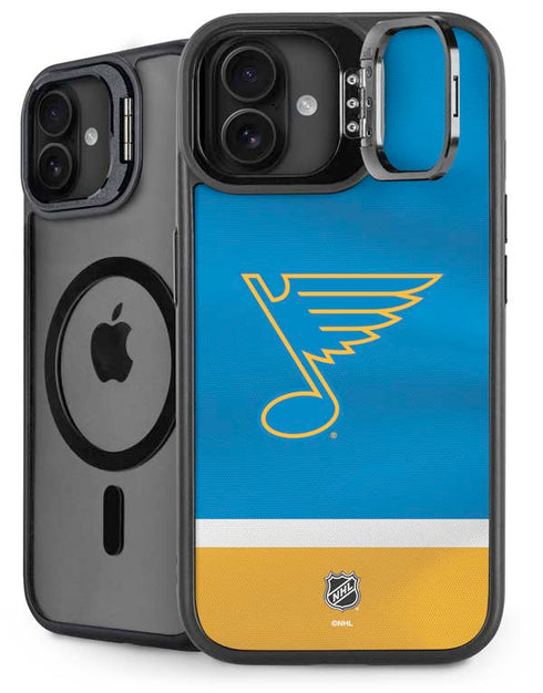 NHL St. Louis Blues Jersey iPhone 16 Plus Kickstand Case