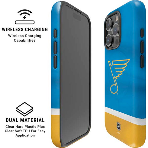 NHL St. Louis Blues Jersey iPhone 16 Pro Magsafe Impact Case