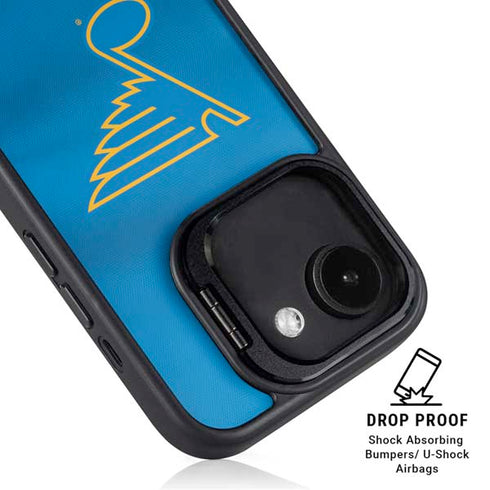 NHL St. Louis Blues Jersey iPhone 16e Kickstand Case