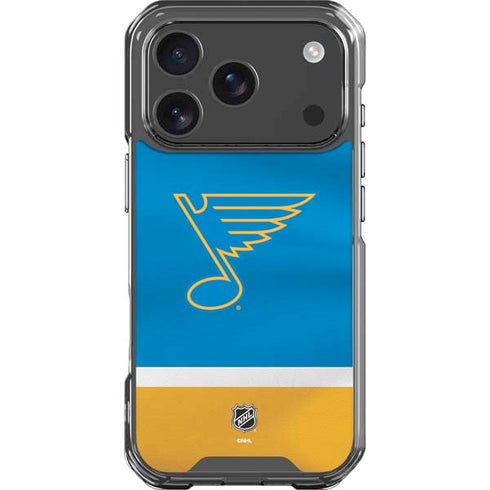 NHL St. Louis Blues Jersey iPhone 17 Pro Clear Case