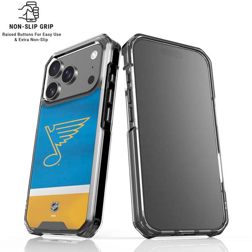 NHL St. Louis Blues Jersey iPhone 17 Pro Clear Case