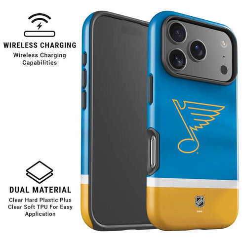 NHL St. Louis Blues Jersey iPhone 17 Pro Magsafe Impact Case