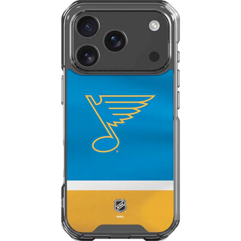 NHL St. Louis Blues Jersey iPhone 18 Pro Clear Case