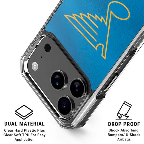 NHL St. Louis Blues Jersey iPhone 18 Pro Clear Case