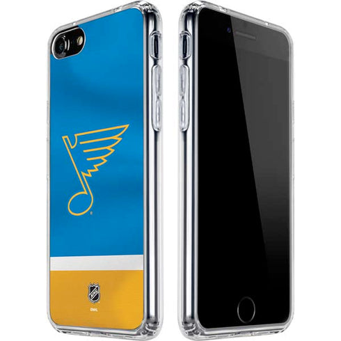 NHL St. Louis Blues Jersey iPhone SE (2nd & 3rd Gen) Clear Case