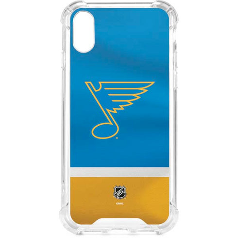 NHL St. Louis Blues Jersey iPhone XS Clear Case