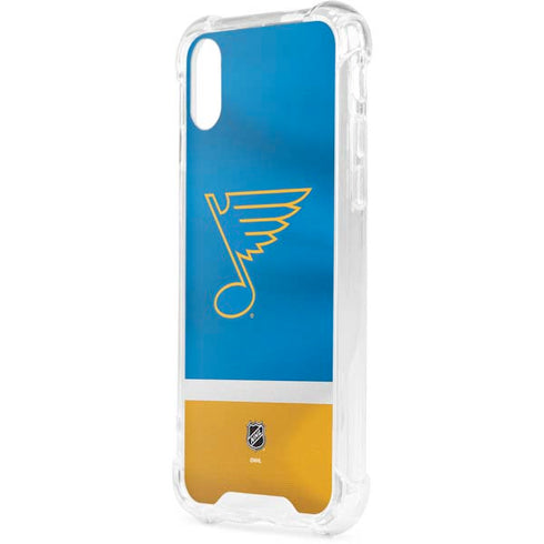 NHL St. Louis Blues Jersey iPhone XS Clear Case