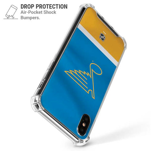 NHL St. Louis Blues Jersey iPhone XS Max Clear Case