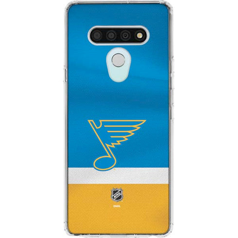 NHL St. Louis Blues Jersey LG Stylo 6 Clear Case