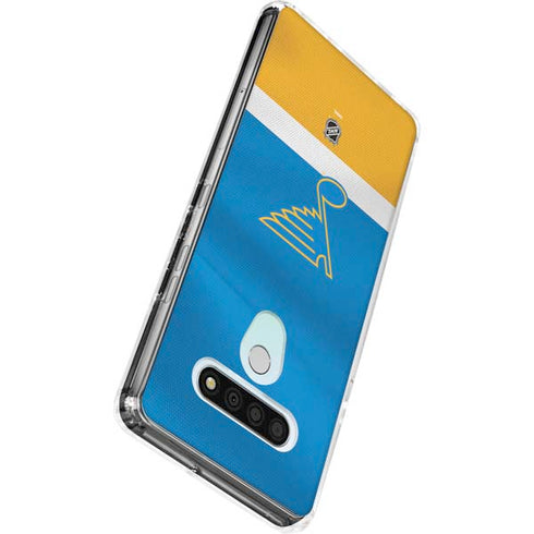 NHL St. Louis Blues Jersey LG Stylo 6 Clear Case