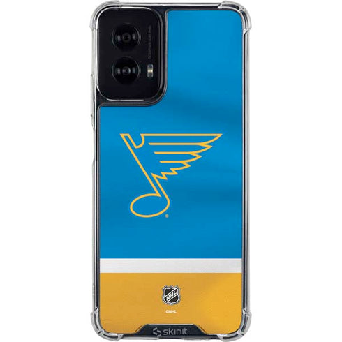 NHL St. Louis Blues Jersey Moto G Power 5G (2024) Clear Case