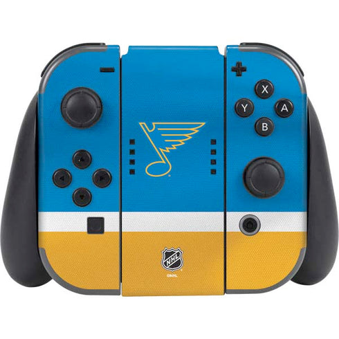 NHL St. Louis Blues Jersey Nintendo Switch (2017-2021) Joy-Con Controller Skin