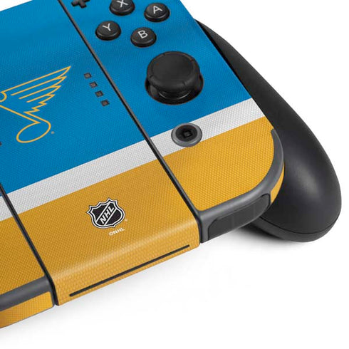 NHL St. Louis Blues Jersey Nintendo Switch (2017-2021) Joy-Con Controller Skin