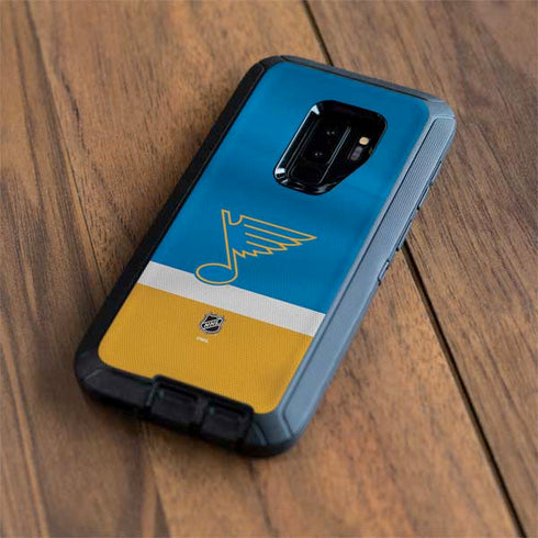 NHL St. Louis Blues Jersey Otterbox Defender Galaxy Skin