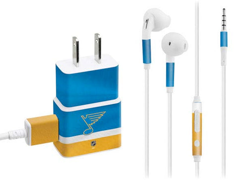 NHL St. Louis Blues Jersey Phone Charger Skin