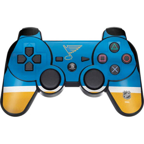 NHL St. Louis Blues Jersey PS3 Dual Shock wireless controller Skin