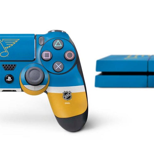 NHL St. Louis Blues Jersey PS4 Console and Controller Bundle Skin