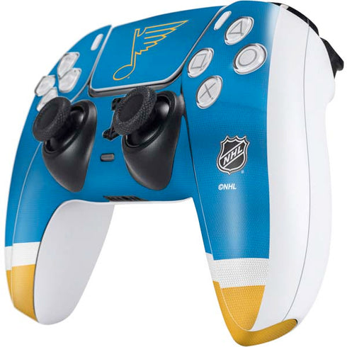 NHL St. Louis Blues Jersey PS5 Controller Skin