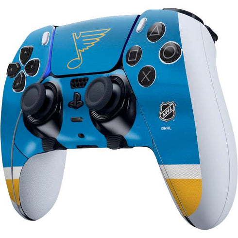 NHL St. Louis Blues Jersey PS5 DualSense Edge Pro Controller Skin