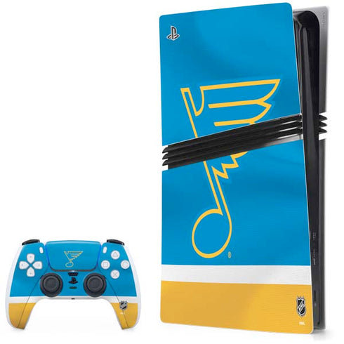 NHL St. Louis Blues Jersey PS5 Pro Bundle Skin