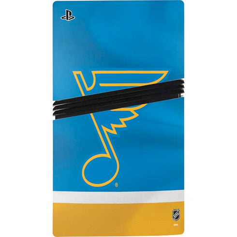 NHL St. Louis Blues Jersey PS5 Pro Console Skin