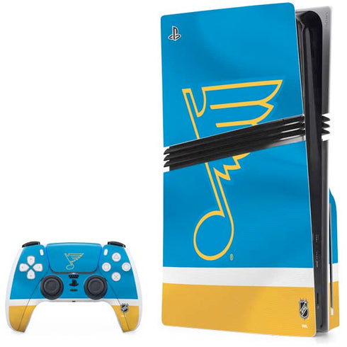 NHL St. Louis Blues Jersey PS5 Pro Disk Bundle Skin