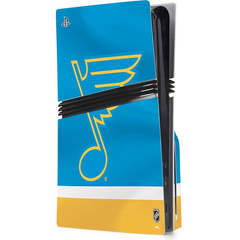 NHL St. Louis Blues Jersey PS5 Pro Disk Console Skin