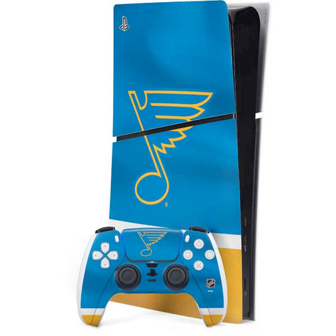 NHL St. Louis Blues Jersey PS5 Slim Digital Edition Bundle Skin