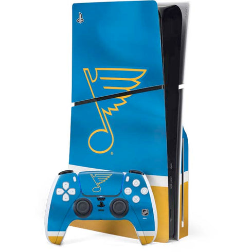 NHL St. Louis Blues Jersey PS5 Slim Disk Bundle Skin