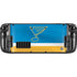 NHL St. Louis Blues Jersey Steam Deck Handheld Gaming Computer OLED Skin