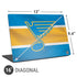 NHL St. Louis Blues Jersey Universal Laptop 16in (13 x 9.4in) Skin