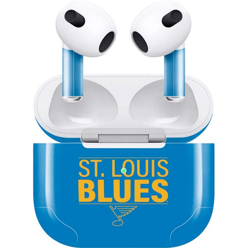 NHL St. Louis Blues Lineup Apple AirPods (3rd Gen 2021) Skin
