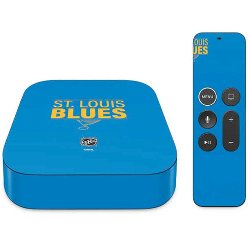 NHL St. Louis Blues Lineup Apple TV Skin