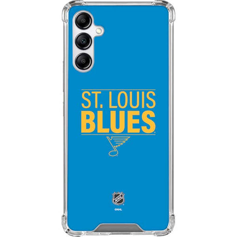 NHL St. Louis Blues Lineup Galaxy A15 5G Clear Case
