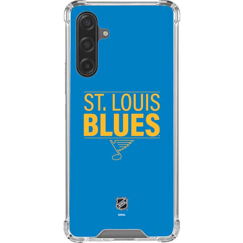 NHL St. Louis Blues Lineup Galaxy A17 Clear Case