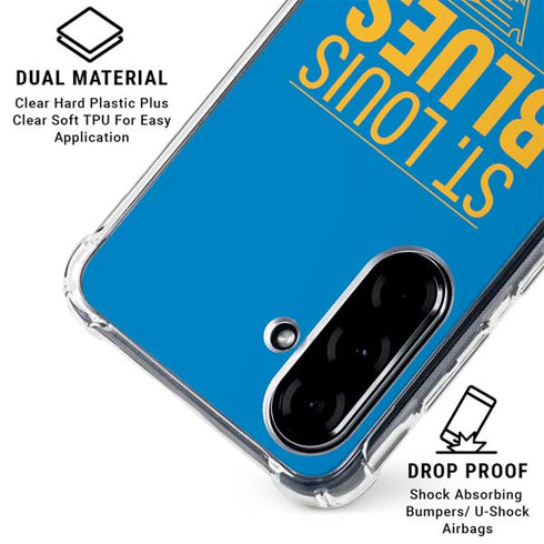 NHL St. Louis Blues Lineup Galaxy A36 5G Clear Case