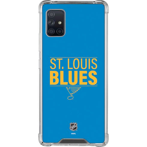 NHL St. Louis Blues Lineup Galaxy A51 5G Clear Case