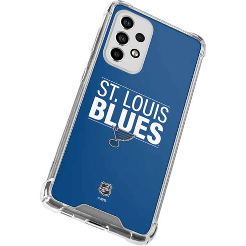 NHL St. Louis Blues Lineup Galaxy A53 5G Clear Case