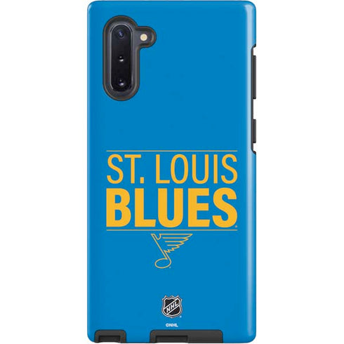 NHL St. Louis Blues Lineup Galaxy Note 10 Pro Case